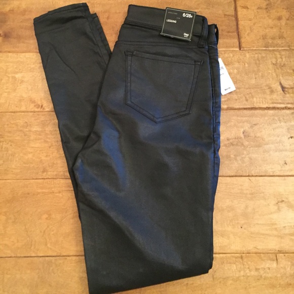 GAP Pants - GAP coated denim jeggings